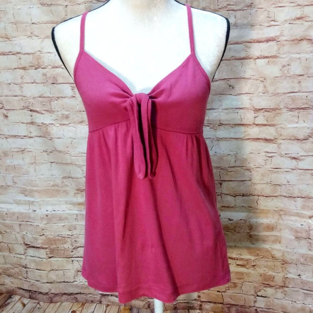 Old Navy Mauve Top w/Criss Cross Spaghetti Straps Size S